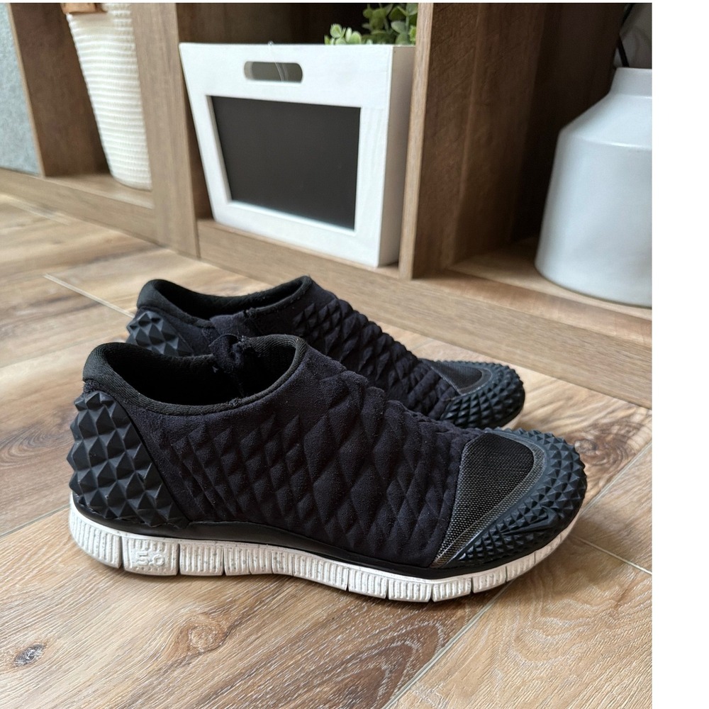 Nike Free Orbit II SP Black Black Volt Slip On Shoes 657738-007 Mens 9 Sneakers